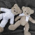 木丸子泰迪熊抱抱熊可爱公仔布娃娃安抚陪睡毛绒玩具熊女生小熊生日礼物 穿衣熊开衫背包