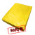 特大号黄色垃圾袋医疗用垃圾袋医院清洁商用环保塑料袋黄色无字款 60*80加厚黄色平口50只 [抽取式 加厚