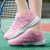 2023新款羽毛球鞋男女情侣款超轻透气比赛训练网球运动鞋 XX1909黑色 35