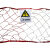 博铭达 警示电力防护围栏高强丝安全网尼龙红白围网反光网罩施工隔 离网 长度10米*高度1米