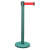 HUAIFENG/淮风隔离带伸缩带 2米绿杆 32×32×90cm 配2米拉带 排队护栏警示柱围栏道路护栏