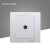 汉顿个性创意插座面板北欧C3面板工装家装墙壁电源插座 白色五孔插座 