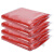 祥利恒商用彩色大号垃圾袋 分类袋 加厚塑料平口袋 红色(50个) 100*120cm