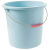 定制适用适合大水桶塑料桶大号洗澡桶子洗衣拖布桶拖把拖地桶小水桶储水桶 北欧粉14L