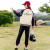 迪莎童话（D.S.TongHua）女童套装秋冬开衫休闲运动两件套6-15岁中大童女孩韩版洋气新款潮 M款棒球服套装-绿色 140