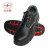 双安 10KV防砸绝缘鞋 牛皮材质 耐磨防滑安全鞋低帮红色底劳保鞋AP103（Z）42码