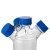 希万辉 实验室螺口储液试剂瓶 四口含无孔蓝盖流动相液瓶 四口/含无孔蓝盖250ml