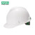 梅思安（MSA）V-Gard ABS标准型一指键帽衬 V型无孔安全帽施工建筑工地劳保男女防撞头盔 白色