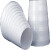 加厚塑料变径管排风管大小头异径管烟管转接口转换头通用变径头 优质变径头140180mm