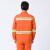 环卫工作服套装男路政道路救援高速施工园林绿化工程服反光条定制 灰反光条短袖(套装) 170/L