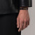 Yves Saint LaurentLE CASSANDRE 皮革金属logo 手镯  时尚简约 M