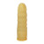 洛港 米黄色均码30只 一次性手指套乳胶耐磨防滑加厚橡胶手指套