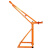 YTYNT   吊机起重机小型电动升降室外建筑装修220v提升机上料机1吨0.5   220V200公斤20米绳 橙色 
