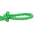 飞尔（FLYER）多功能尼龙绳 捆绑绳 绿色塑料耐磨晾衣绳 户外手工编织货车捆绑绳【4mm×100米】