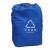 湛蓝色垃圾回收袋超大防水垃圾分拣袋小区垃圾分类帆布袋子环卫智能分类回收柜配套打包S-J23-5