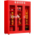 微型消防站全套消防柜展示柜建筑工地器材柜灭火放置箱 4人豪华套餐(含1.6米柜子)