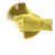 安思尔（Ansell）87-650 黄色带植绒衬里轻型天然橡胶防化学手套中码 1副