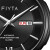 飞亚达（FIYTA）经典系列男士全自动机械表“貔貅”浮雕底盖商务双历手表男国表 【酷黑款】GA802077.BBB