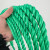 慎固 KAB 尼龙绳塑料绳耐磨晾衣绳户外手工编织货车捆绑绳绿色绳子 6mm*100米