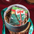 HYWLKJ圣诞抱抱桶慕斯蛋糕盒圣诞节透明半球创意diy手提礼盒烘焙空盒子 拉菲草 【琥珀金】50g 以图片为准