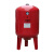 梓萤岔2L-300L膨胀罐压力罐气囊式压力罐气压罐稳压罐膨胀水箱 8L -1.0红色6分接口