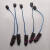 震动传感器震动感应器一对一震动脚踩双向蓝黑软线 五个一组