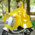 锐麻   雨衣电瓶车专用摩托车防暴雨单双人加厚加大连体雨披电动车雨衣 黄色 5XL 