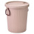 萨弗狄 加厚塑料过滤圆形垃圾桶 咖啡色中号12升 SLC223-04 1个价格3个起订
