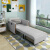 贝尔可尼（Balcony） 单人沙发床两用小户型折叠多功能抽拉床布艺可拆洗办公室多用 浅灰色 0.85米优质海绵款 无储物