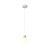 维诺亚新款轻奢卧室床头吊灯现代简约网红创意艺术单个主卧长吊线小吊灯 CX603-1三色(全白)