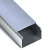 DS 铝合金方线槽 80*25mm 壁厚0.8mm 1米/根 外盖明装方形自粘地面