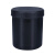 黑色避光塑料桶密封罐分装瓶食品级圆桶加厚带盖子油墨罐油漆包装罐 3L黑色密封桶（食品级）