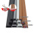pvc方形线槽墙面不用打钉绝缘阻燃走线10米电线线槽 棕色5米线槽+12个配件 1米/根  小号12*8