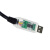 FT232RL USB转RJ11 RJ12 6P4C 6P6C RS485通讯电缆 上位机 透明USB盒 3m