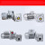 NMRV涡轮蜗杆减速机带电机铝壳三相380两相220单相调速定速变速机 RV63配0.75电机