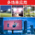 上海照明led门牌射灯投光灯室外广告牌支架招牌防水探照 100W亚明广告牌射灯-0.5米加8