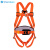 SHANDUAO 五点式安全带 高空作业安全绳 电工保险带全身式AD8919新国标 橙色 单独安全带