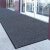 尚美巢品 双条纹地垫商用地毯进门地垫门垫 宽1.2米整卷长15米 灰色