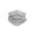 亿秒安 Y803 活性炭口罩四层防护加厚熔喷布舒适透气口罩 灰色1盒 50个/盒