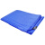 Denilco 蓝白色加厚篷布 货车防雨布油布塑料遮雨布遮阳布雨棚篷布防水布4*6m【24平方米】