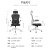 黑白调（Hbada）J3 人体工学椅 电脑椅 家用学习椅 办公椅 书房家用学生座椅 J3-冰岛白-高配版