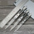 金达日美小刀不锈钢折叠水果刀工具刀便携式多功能锋利削皮刀 5819小号长度约12CM