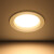 FSL佛山照明led筒灯天花板洞灯桶灯卧室客厅玄关嵌入式铝材装饰led灯 全白 开孔75-90mm2.5寸5W暖白4000K