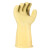 耐酸碱橡胶手套工业化工手套加长加厚耐用耐磨耐腐蚀乳胶塑胶皮防水防油劳保 黑色加厚（60cm）