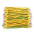 华瑶 光伏接地线 太阳能黄绿双色线 桥架跨地线接线配电柜体铜连接线 黄绿接地线4平方（100条） 孔径6mm-长500mm