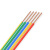 金龙羽 国标铜芯电线电缆单芯多股软线BVR*6平方电线100米/卷 红色