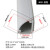 艾思欧 PVC墙角线槽 明装直角隐形阴角三角扇形走线槽 1.4cm白色配件6个（各一个） 单拍不发 ASOL0009