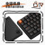 IQUNIX OG80/ZX75/F97橙黑 机械键盘 三模热插拔客制化键盘  83键电脑键盘 F97橙黑-无光版 Cherry茶轴