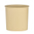 冠峰 10L椭圆米黄加厚 垃圾桶方形桶无盖圆形双层大号小号塑料桶GNG-415