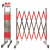 普舍（PUTSCHE）折叠式防护栏电力伸缩围栏可移动不锈钢安全隔离护栏 侧轮款 高1.2*2.5米
